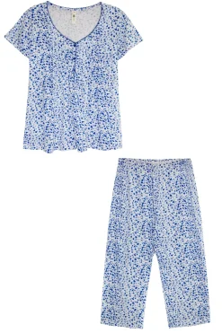 La Cera™ La Cera Cotton Knit Capri Pj