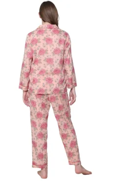 La Cera™ La Cera Pijama De Algodon Manga 3/4 Melocoton