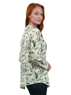 La Cera™ La Cera Springtime Fresh Rayon Print Tunic