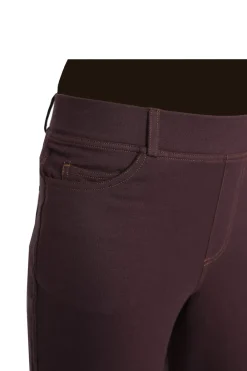 La Cera™ Pantalon Ancho De Punto Elastico La Cera