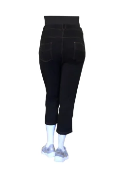 La Cera™ Pantalon Corto De Punto Elastico De Talla Grande La Cera