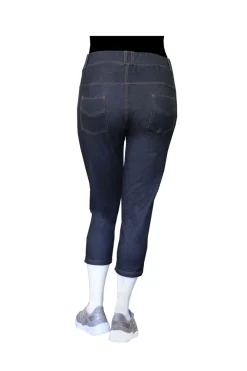 La Cera™ Pantalon Corto De Punto Elastico De Talla Grande La Cera
