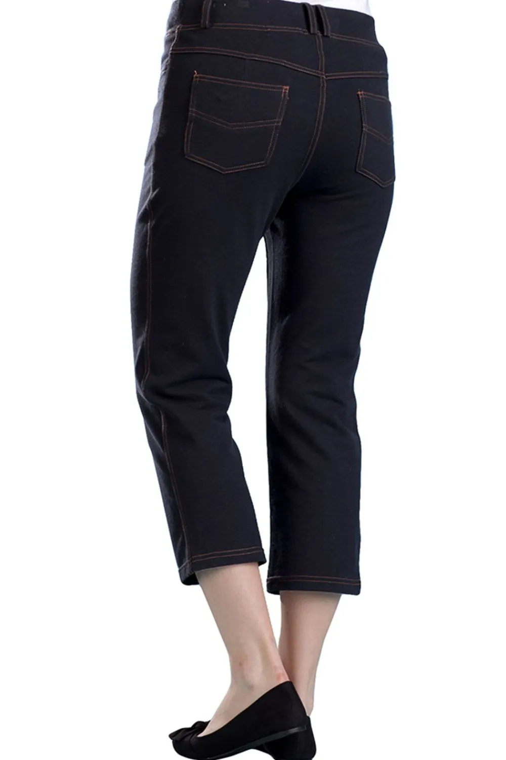 La Cera™ Pantalon Corto De Punto Elastico La Cera