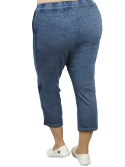 La Cera™ Pantalon Corto De Punto Suave Y Flexible - Talla Grande