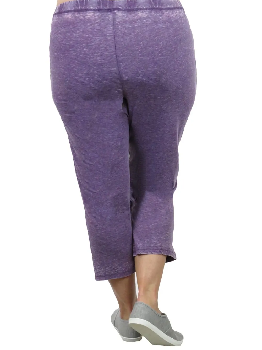 La Cera™ Pantalon Corto De Punto Suave Y Flexible - Talla Grande