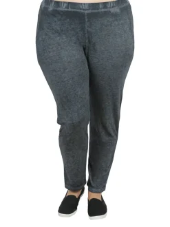 La Cera™ Pantalon De Punto Suave Y Flexible - Talla Grande