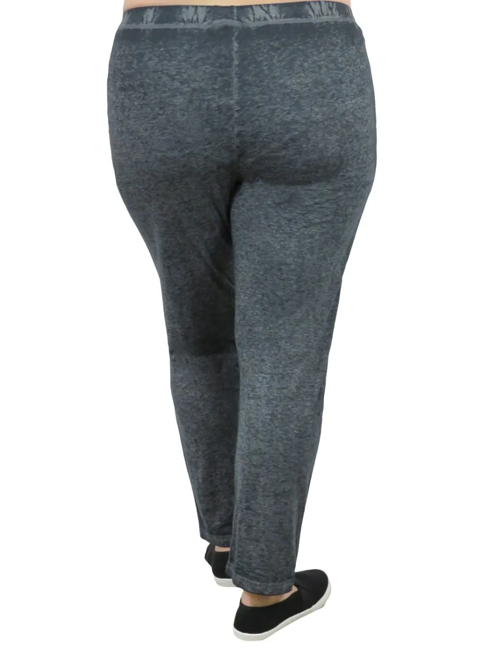 La Cera™ Pantalon De Punto Suave Y Flexible - Talla Grande