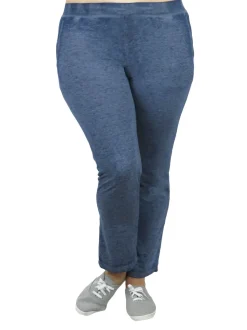 La Cera™ Pantalon De Punto Suave Y Flexible - Talla Grande