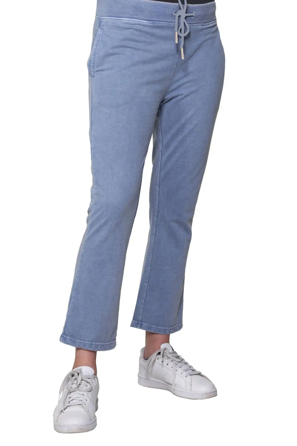 La Cera™ Pantalones Con Cordon De Felpa Francesa Jaspeados