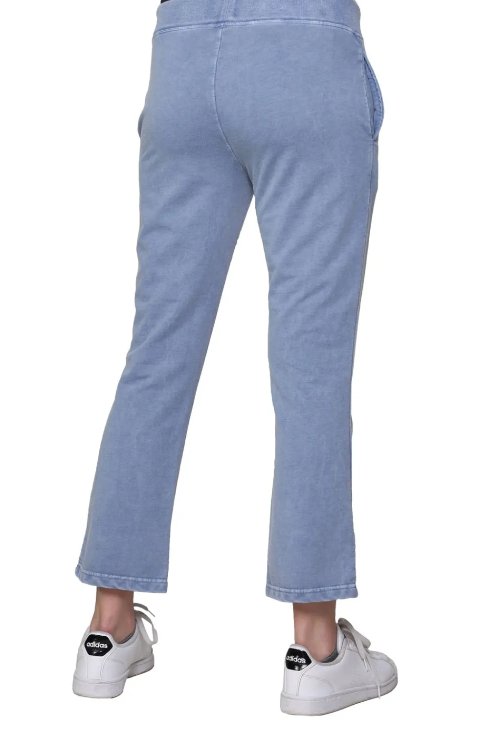 La Cera™ Pantalones Con Cordon De Felpa Francesa Jaspeados