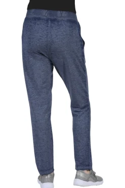 La Cera™ Pantalones De Felpa Francesa Jaspeados