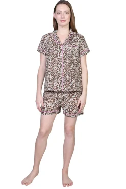 La Cera™ Pijama Con Estampado De Guepardo