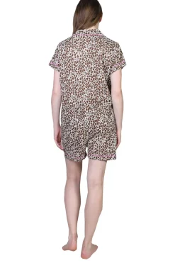 La Cera™ Pijama Con Estampado De Guepardo