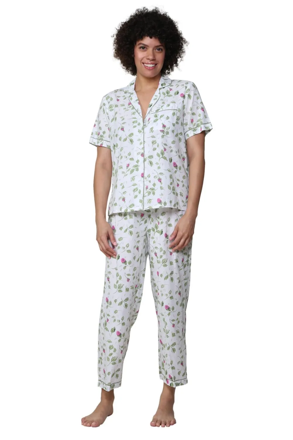 La Cera™ Pijamas Con Estampado Floral