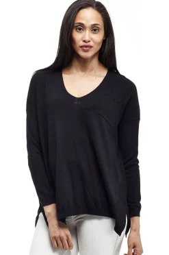 La Cera™ Sueter Tipo Jersey De Manga Larga Con Bolsillo La Cera De Talla Grande