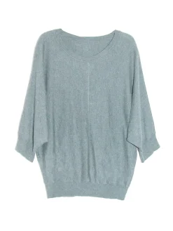 La Cera™ Sueter Tipo Jersey De Manga Larga La Cera De Talla Grande