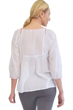La Cera™ Top Bordado Multicolor La Cera
