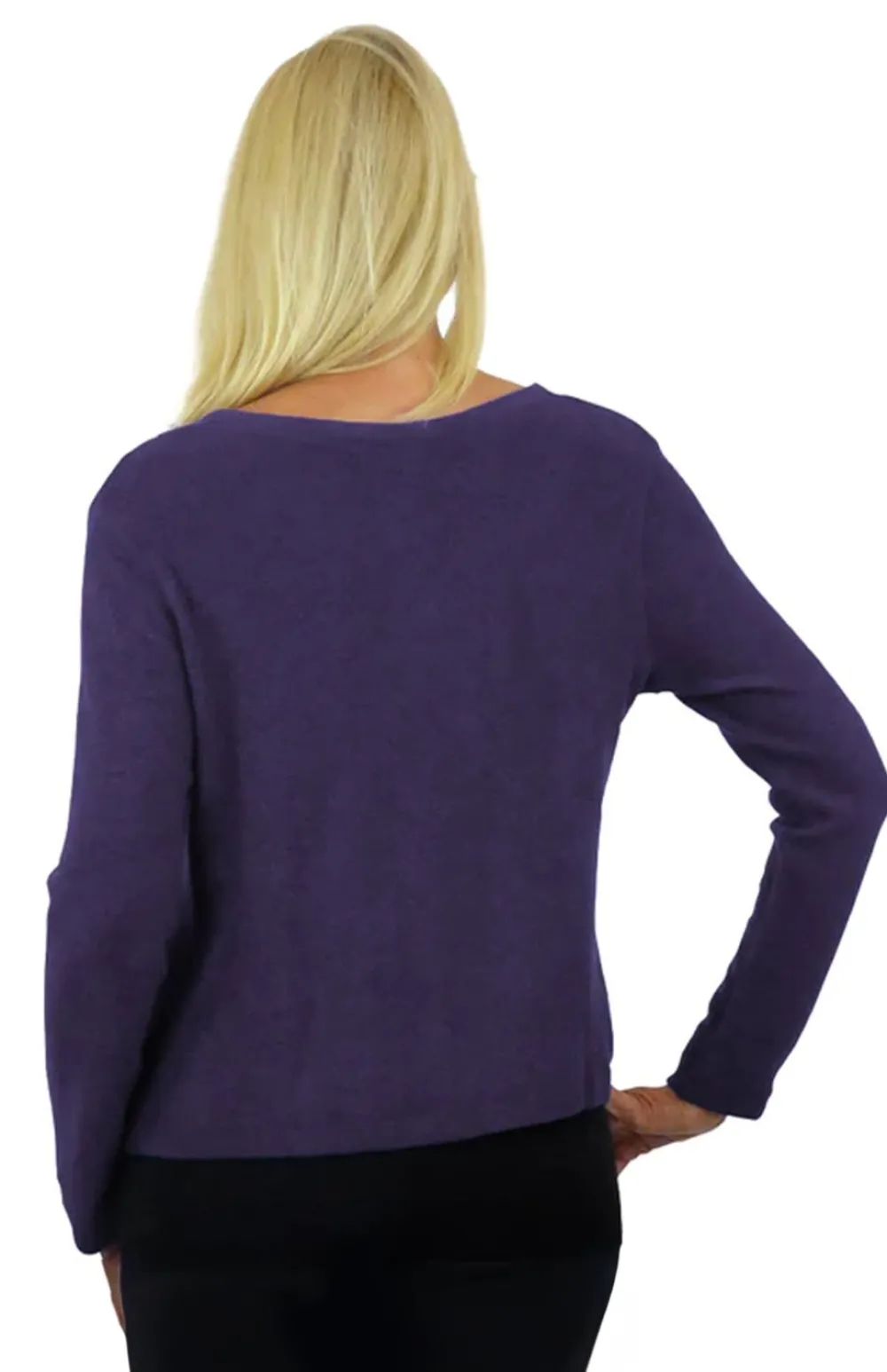 La Cera™ Top De Manga Larga Con Cuello En V Comfort Collection