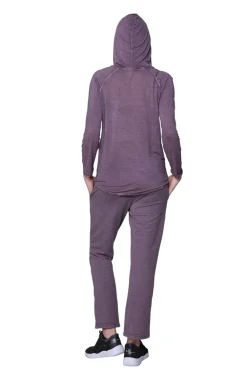 La Cera™ Top De Punto Con Capucha Suave Y Flexible