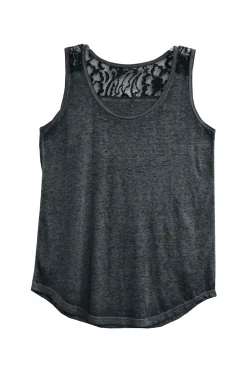 La Cera™ Top De Punto Sin Mangas Suave Y Flexible De Talla Grande