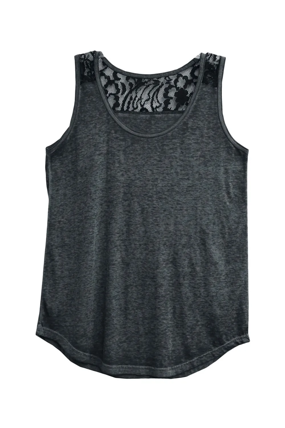 La Cera™ Top De Punto Sin Mangas Suave Y Flexible De Talla Grande