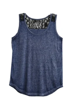 La Cera™ Top De Punto Sin Mangas Suave Y Flexible De Talla Grande