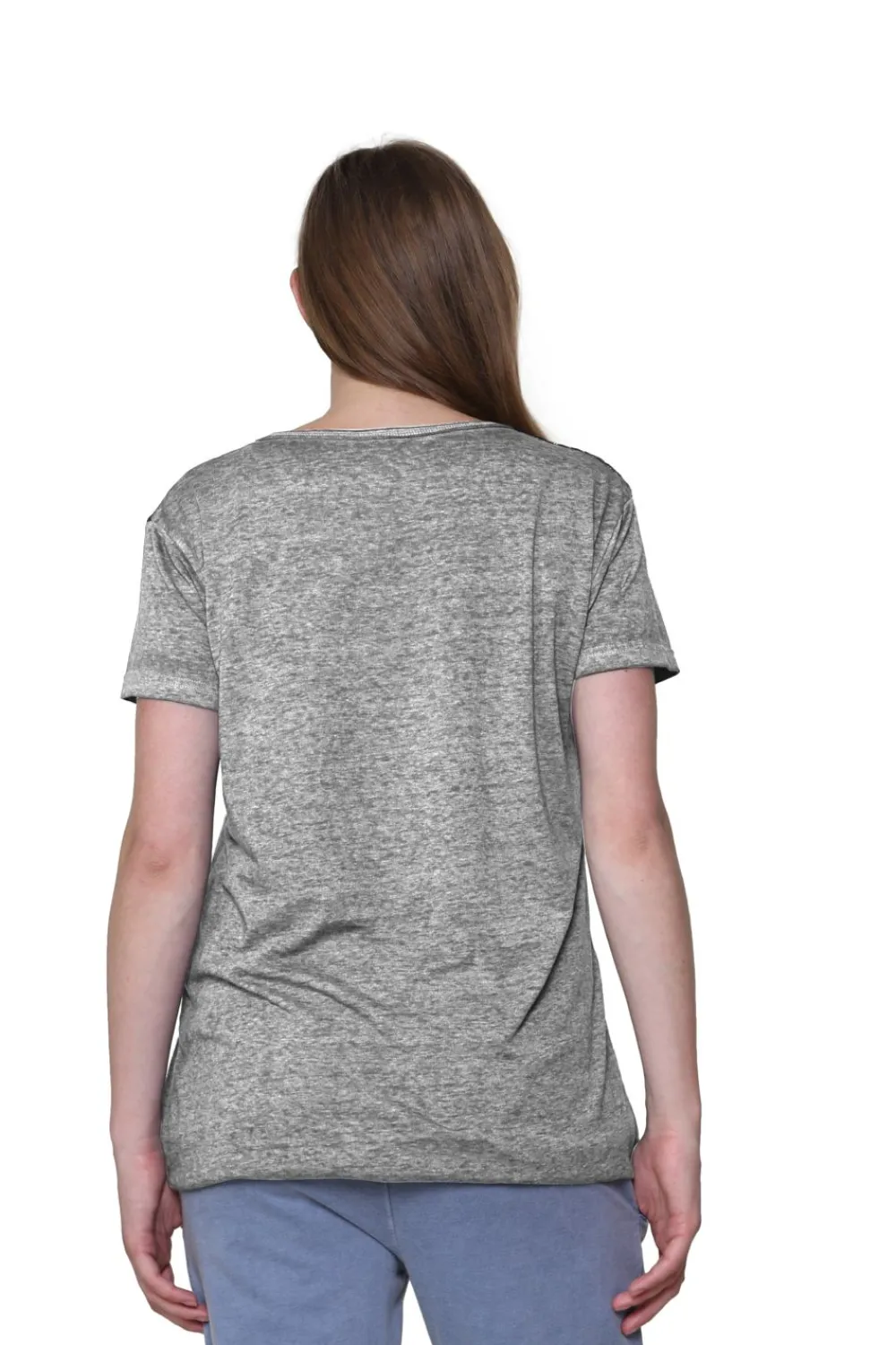 La Cera™ Top De Punto Suave Y Flexible Con Cuello En V