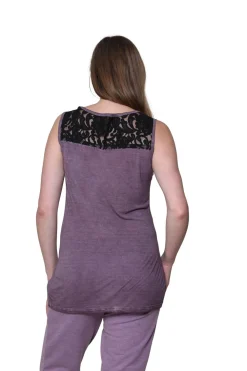 La Cera™ Top De Punto Suave Y Flexible Sin Mangas