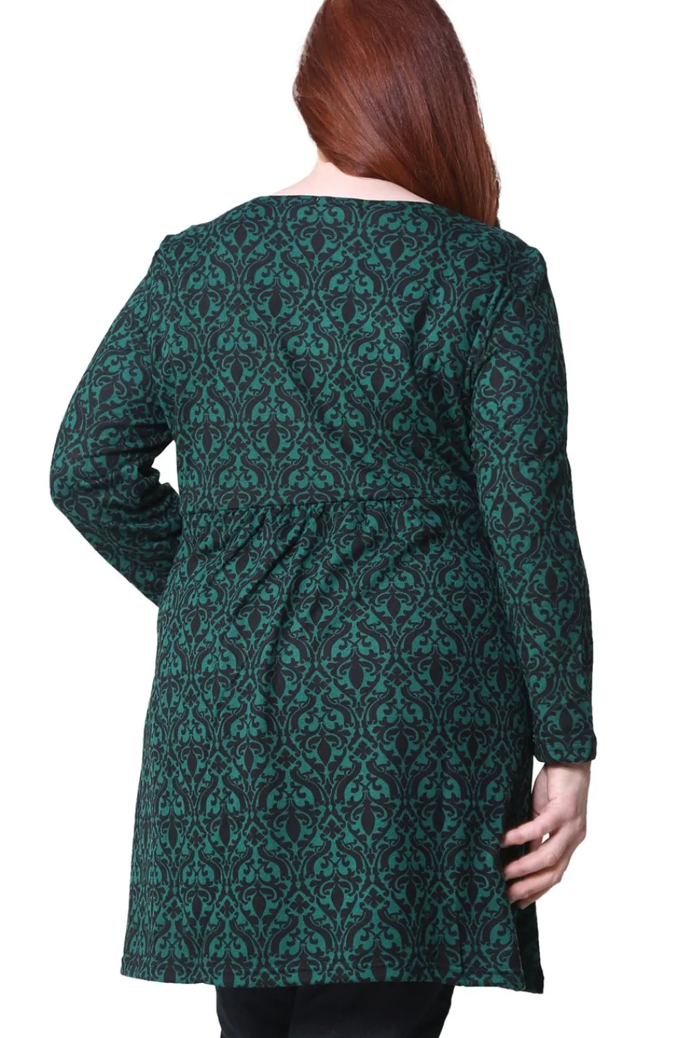La Cera™ Top Tipo Tunica Tipo Jersey De Talla Grande La Cera