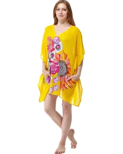 La Cera™ Tunica 100% Algodon Estampado Floral