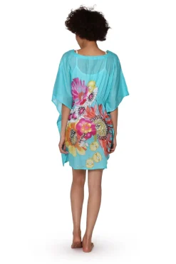 La Cera™ Tunica 100% Algodon Estampado Floral
