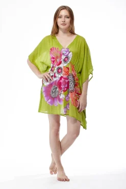 La Cera™ Tunica 100% Algodon Estampado Floral