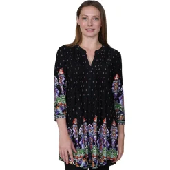 La Cera™ Tunica Con Estampado De Cachemira Renaissance La Cera