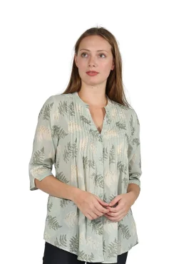 La Cera™ Tunica Con Estampado De Helechos