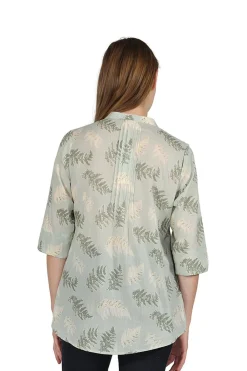 La Cera™ Tunica Con Estampado De Helechos