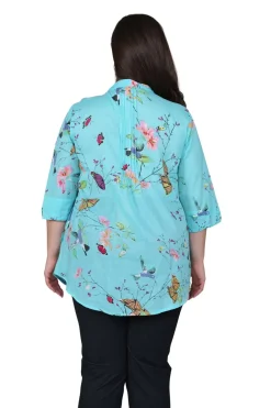 La Cera™ Tunica Con Estampado Nature At It'S Best De Talla Grande