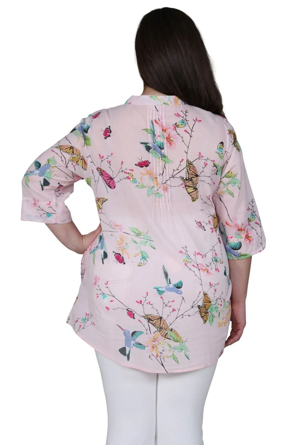 La Cera™ Tunica Con Estampado Nature At It'S Best De Talla Grande