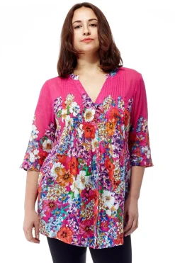 La Cera™ Tunica Floral Colorida