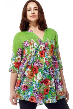 La Cera™ Tunica Floral Colorida