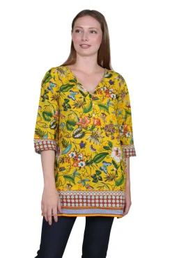La Cera™ Tunica Floral De Tecnicas Mixtas