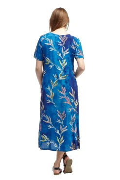 La Cera™ Vestido Acampanado De Manga Corta La Cera