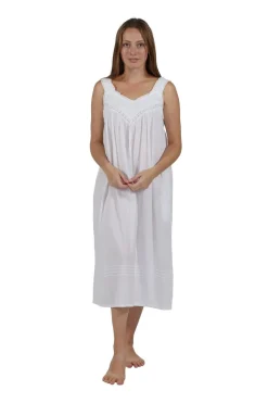 La Cera™ Vestido Bordado 100% Algodon.