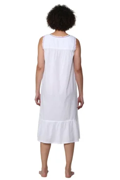 La Cera™ Vestido Bordado Sin Mangas Con Cuello Redondo