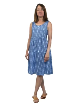 La Cera™ Vestido Con Estampado De Rayon A Capas De La Cera