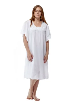 La Cera™ Vestido Con Mangas Acampanadas Y Canesu De Croche De La Cera