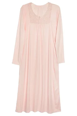 La Cera™ Vestido De Dormir De Crochet De Manga Larga