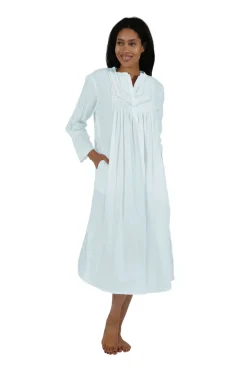 La Cera™ Vestido De Manga Larga 100% Algodon