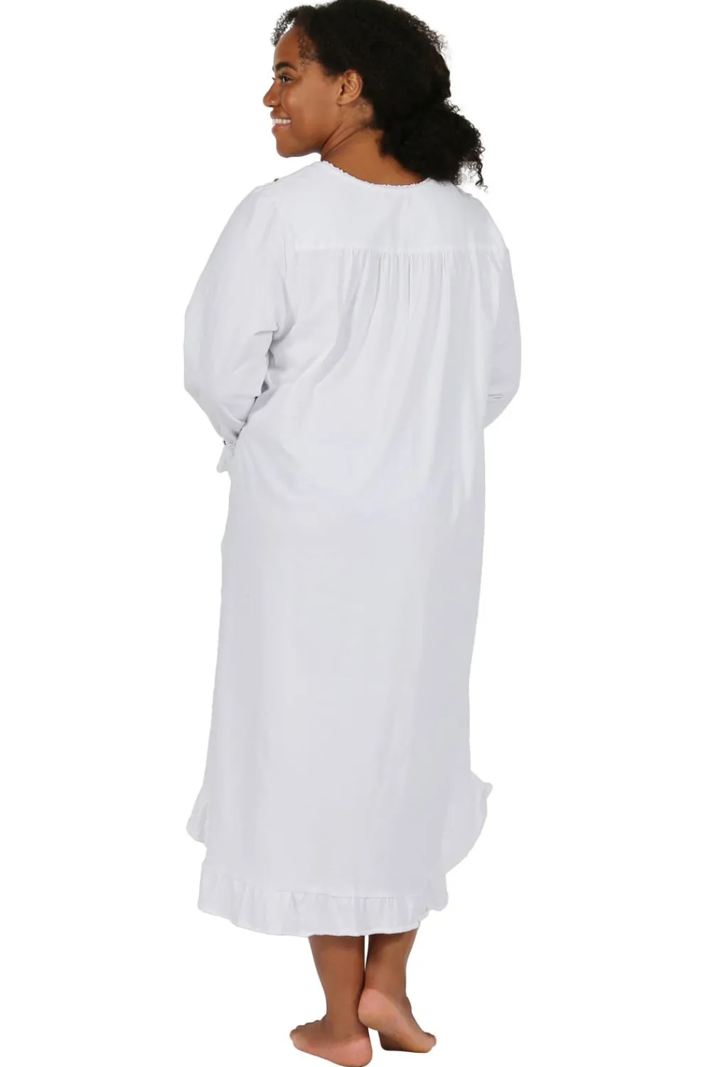 La Cera™ Vestido De Punto De Algodon De Talla Grande