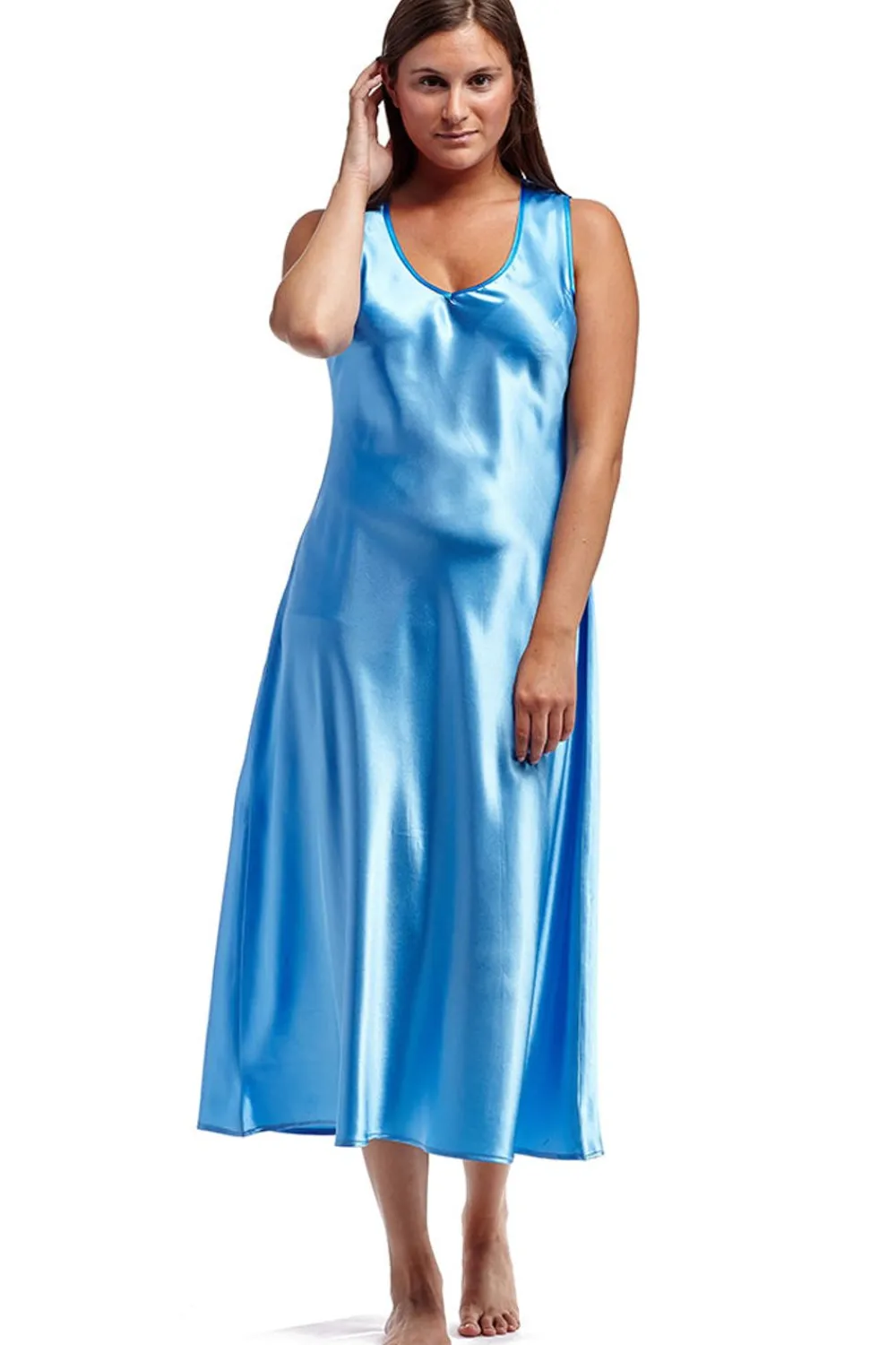 La Cera™ Vestido De Raso