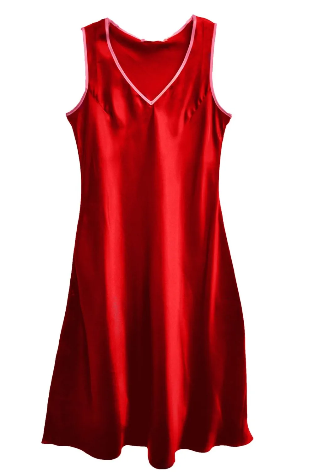 La Cera™ Vestido De Saten De Talla Grande